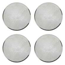 4X Professionelle Runde Pizza Ofen Back Formen Grill Pinzette Antihaft Maschen Netz (14 Zoll)