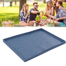 Silicone Griddle Mat Medium Blue Heavy Duty NonStick BBQ Grill Cover for Outdoor Cooking