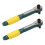 2X  1/4  Screwdriver Pole 6.35mm Inner Hexagon Ratchet Socket Wrench with Dual- Home Tool Accessory 1