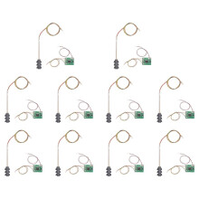 10X 3 Color Traffic Light Signals Ho Oo Scale Model 6LED for DIY Sand Table Crossing Street Construction Railway