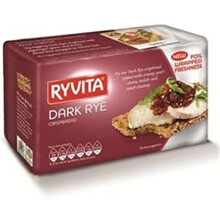 Ryvita Dark Rye Crispbread 200g (Pack of 12)