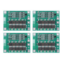 4X 3S Pwb del Bordo di Protezione del Caricabatteria del Litio Degli Ioni di Litio 40A 18650 per Il Modulo Della Cellula di Lipo del Motore 11.1V