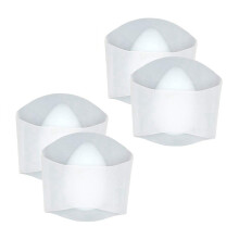 Gel Arch Support Set, 4 Paar Plantar Fasziitis HüLlen / Schuh Einlagen, Wiederverwendbare Weiche Silikon Bogen HüLlen mit Gepolsterten Kissen für