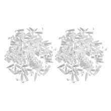 200 Stücke 1,5 Ml Labor Kunst Stoff Reagenz Glas Zentrifuge Fläschchen Schnapp Deckel 42X11Mm Klar