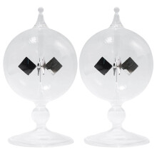 2X Clear Solar Power Radiometer Sun Light   Vanes Glass Radiometer Science Educational Light Mill