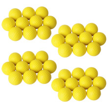 40Pcs Yellow Soft Elastic Indoor Practice PU