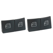 4X Window  Button Covers for   W204 W212 C E Glk Class, Front Left+Right Window  Button Caps