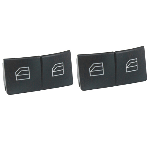 4X Window  Button Covers for   W204 W212 C E Glk Class, Front Left+Right Window  Button Caps