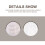 2Pcs White Nail Drill Bit Case Plastic Storage Box for Home and Salon 11