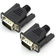 2X Vga Virtuel Adaptateur D'Affichage Mâle Prise Factice Edid Sans Tête Émulateur Fantôme Plaque De Verrouillage