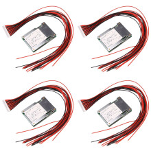 4X 16S 48V 30A LiFePo4 Battery Protection Board BMS PCB with Balance for E-Bike EScooter