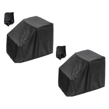 2pcs 46X40X45 Inch Boat Cover Yacht Boat Center Console Cover Mat Waterproof Dustproof Anti-Uv Keep Dry Boat Accessories