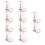 100 Pcs Model LED Street Lamp Lighting Single  Train Layout Landscape 1: 100 1