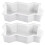 2X Three Waveform Garden Path Plastic Concrete Paving Brick Mold Diy Walkway Cement Brick Mold 1
