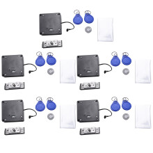 5X Intelligentes Elektronisches RFID Kabinett Schloss Ohne Loch Einfache Installation MöBel Spind Kleider Schrank