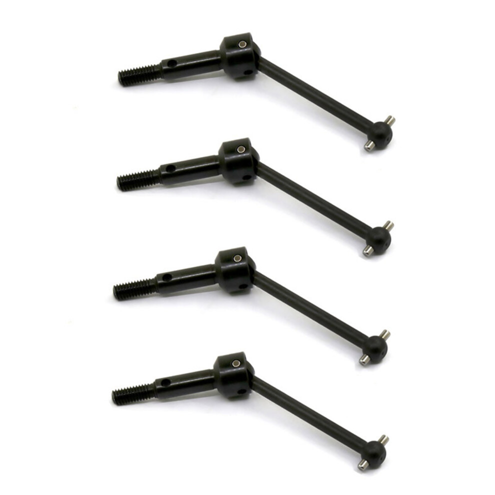 4Pcs Metal Universal Swing Shaft Cvd 53792 For 1/10 Rc Car Tt-01 Tt01 Tt-02 Tt02 Ta04 Upgrade Parts Black 6031945990099