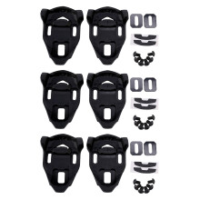 3X Set Tacchette Bici Plastica Nera Bici da Strada Pedale Ciclismo Blocco Tacchetta Antiscivolo Bici da Strada per Pedale Tempo IClic / XPresso