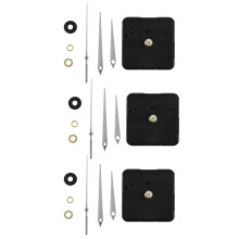 3X DIY High Torque Clock Mechanismus, 3/10 Zoll Maximale Zifferblattdicke, 4/5 Zoll Gesamtwellenlänge (Weiß)