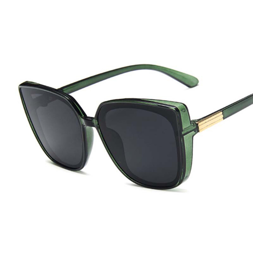 Dachuang Beauty (Black Green Box) Uv Polarized Cat Eye Sunglasses For Driving & Fishing