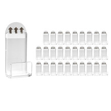 Acrylic Vinyl Record Hanging Rack Wall Mounted 30pc Self Adhesive Vinyl Record Wall Display Rack Vinyl Storage Rack