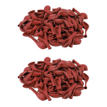 200Pcs Ruby Red Balloon New Glossy Metal Pearl Latex Balloons Chrome Metallic Colors Air Balloons Wedding Decoration
