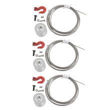 3X 25T Appareil à Gouverner Roue de Treuil Servo pour 1/10 TéLéCommande Voiture Sur Chenilles TRX4 RC4WD D90 D110 Axial Scx10 90046