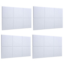 24PCS Acoustic Absorption Panel 12Inch x 12Inch x 0.4Inch Sound Proof Padding for Echo Bass Isolation for Acoustic