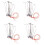 40 Pcs Model LED Street Lamp Lighting Single  Train Layout Landscape 1: 100 1