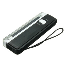 2X Handheld Uv Black Light Ultraviolet Lamp with Torch Portable Money Detector 2In1