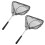 2 Unidades Mini Red Triangular Plegable Para Pescado 50 Cm Negro 5