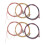 6 Sets Guitar Strings Replacement Steel String for Acoustic Guitar (2 Brass Set, 2 Copper Set and 2 Multicolor Set) 1