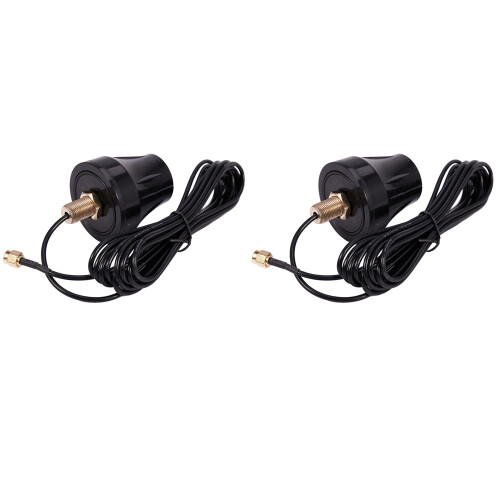 2X RP-SMA for Link 4G Trail Hunting Camera 10Ft Long Range Cellular Antenna