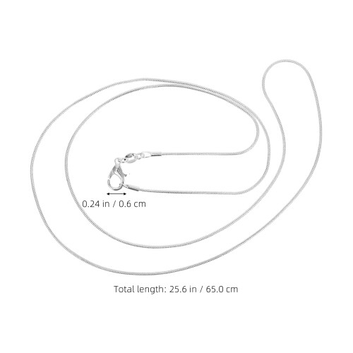 Collana Argento Placcato Catena Moda Unica 2
