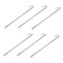 6X Lampe de Barre de Bande Dure 50cm 12V 36 LED 5050 Smd Aluminium Rigide Blanc