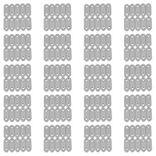 Flat Mending Plates Repair Fixing Joining Brackets 40X15mm 200Pcs