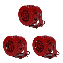 3X 12V Automotive Air Siren Horn Car Truck VTG Motor Driven Fire Rescue United States