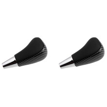 2X Carbon Gear Shift Knob Gear Shift Knob Stick Headball para ES300 ES330 ES350 GS300 GS350 Camry RAV4