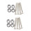 8X Guitare Basse Cou Joint Virole Manchon with Vis Correspondant 1