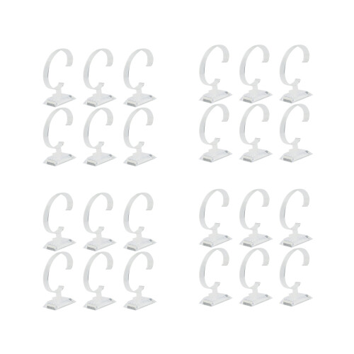 24 x Plastic Jewelry Bangle Cuff Bracelet Watch Display Stand Holder