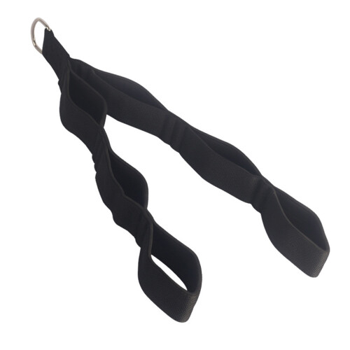 (Black) Tricep Rope Cable Attachments Gym Cable Machine Attachments with Buckle for Pushdowns Face Pulls Crunches