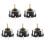 RKJXT1F42001 4-Way  Car Navigation Encoder Key Rocker  with Push  Encoder 5pcs 1