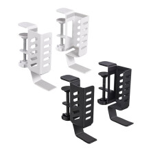 Desk Side Laptop Mount,Hanging Laptop Holder for Office Home Clamp  Desk Side Storage Organizer for Laptops