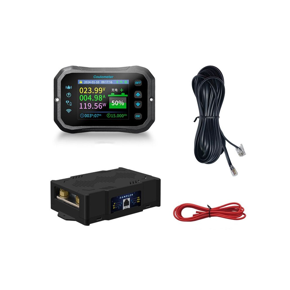 Wifi Coulomb Meter Rv Battery Monitor Battery Capacity Indicator Tester Power Volt-Ammeter For All Batteries 0-600A 6032383913190
