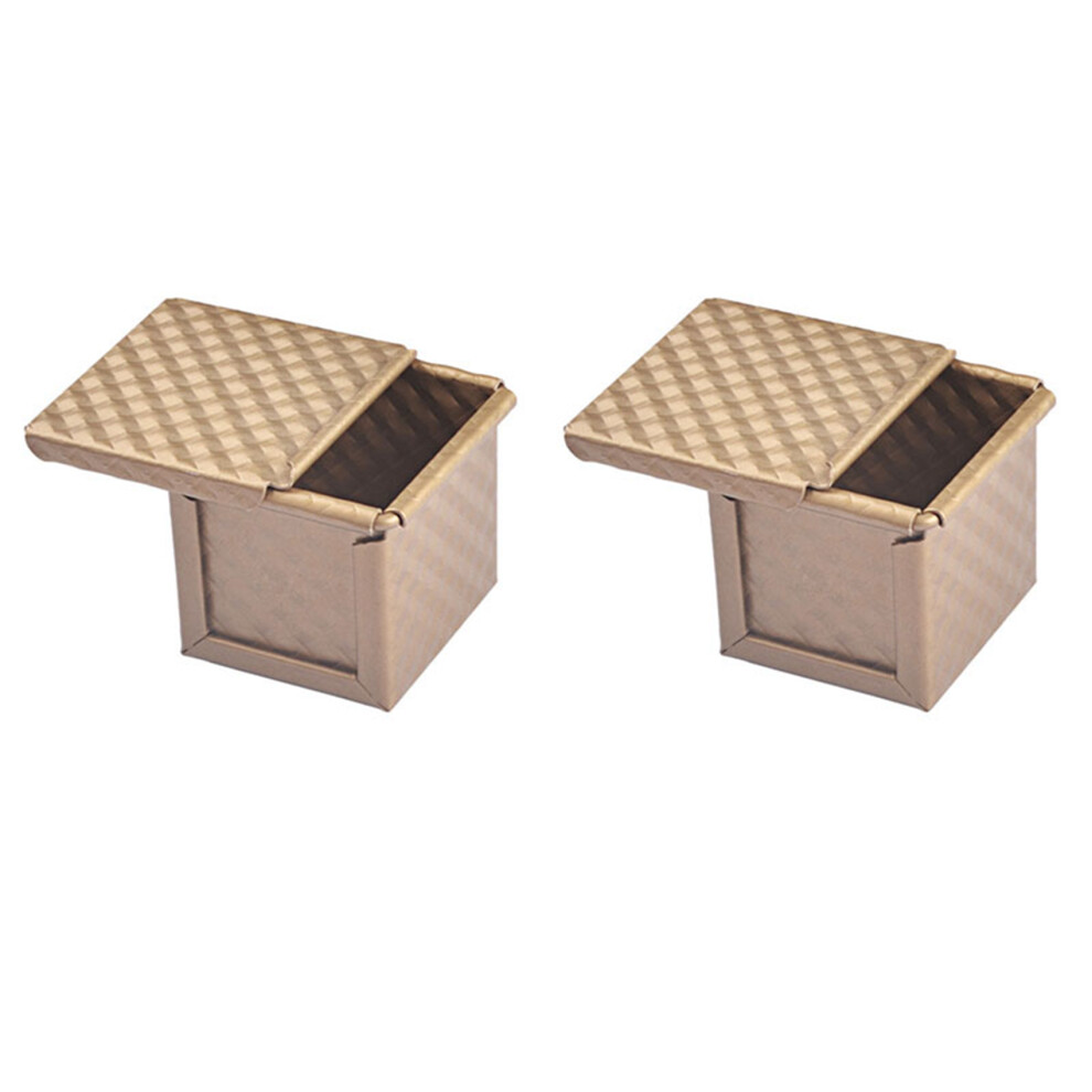 2X Square Loaf Pan With Lid Toast Mold Bread Pan Pullman Loaf Pan With Cover Non-Stick Water Toast Box 4713004807341