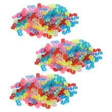 375 Pcs de Nouvelles Bandes S Tissees Etonnantes-Clips Colores