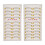 20 Pairs Makeup Natural Lower Bottom Black False Eyelashes Clear Band 1
