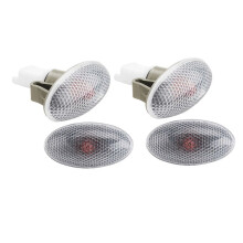 632574 Indicador de Lâmpada Repetidor de Luz do Marcador do Lado do Sinal de 4 x para 206 407 607