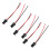 6X T10 W5W Auto Light Bulb Socket Lamp Holder Connector Extension 1