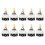 10X Solid Knob Shaft Box Style for  Sg 3 Way Pickup Selector Toggle , Beige Tip 1