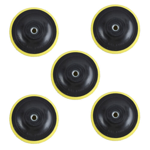 5X Angle Grinder Sanding Polishing Hook and Loop Backing Pad 4 inch Dia